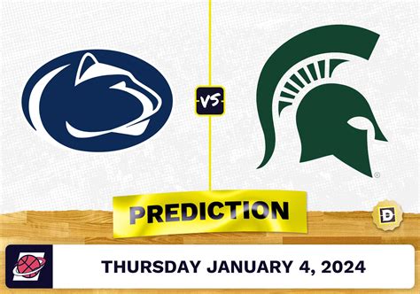 Penn State Vs Michigan State Prediction Odds College Basketball Picks [1 4 2024]