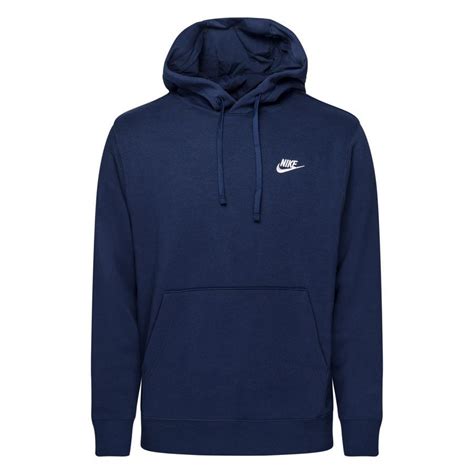 Nike Hoodie Nsw Club Navy Wit