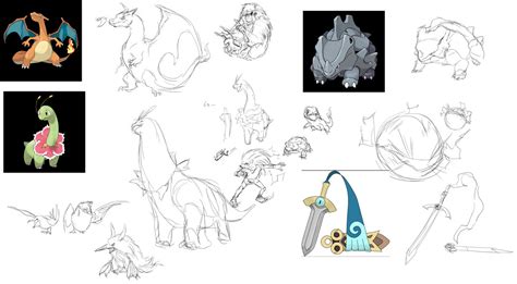 Realistic Pokemon Sketches by dafunga50 on DeviantArt