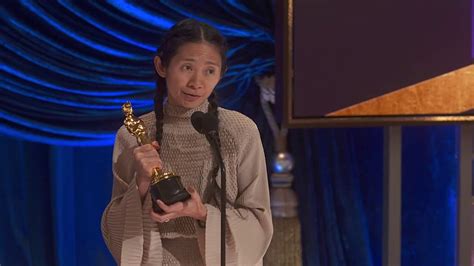 Chloe Zhao Becomes 2nd Woman To Win Best Director Oscar Nomadland