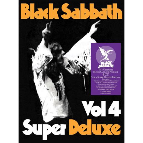 Black Sabbath 4cd Vol 4 Super Deluxe