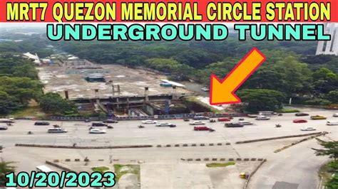 Underground Tunnel MRT7 QUEZON MEMORIAL STATION 10 20 2023 UPDATE YouTube