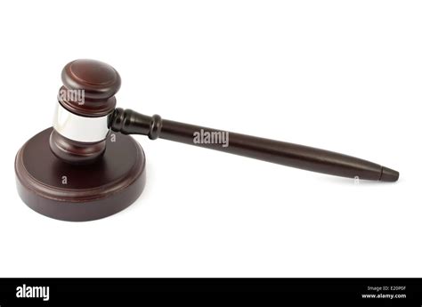 Wooden Judge Gavel Stock Photo Alamy