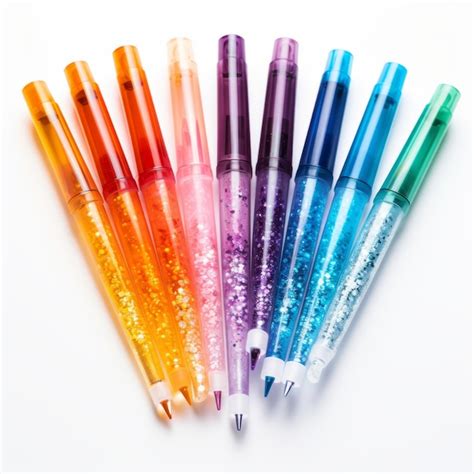 Premium Photo Assorted Vibrant Gel Pens Smooth Ink Flow