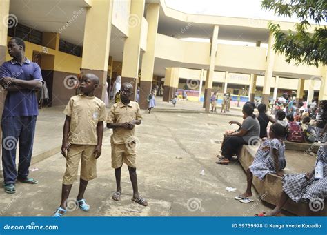 Falls School In Ivory Coast Editorial Stock Photo Image Of Falls