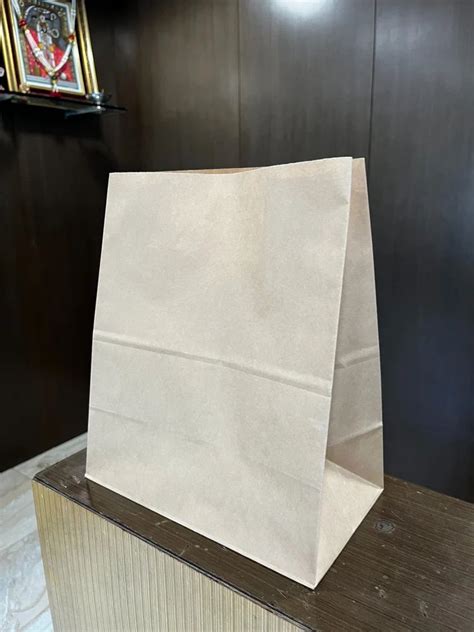 Brown Kraft Paper Grocery Bag Capacity 2kg At Rs 5 25 Piece In