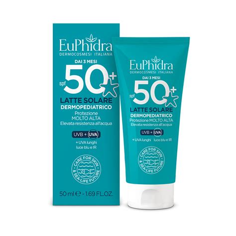 Latte Solare Dermopediatrico Spf 50 Shop Euphidra