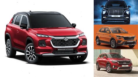 2022 Maruti Suzuki Grand Vitara Vs Petrol And Diesel Suv Rivals Mileage