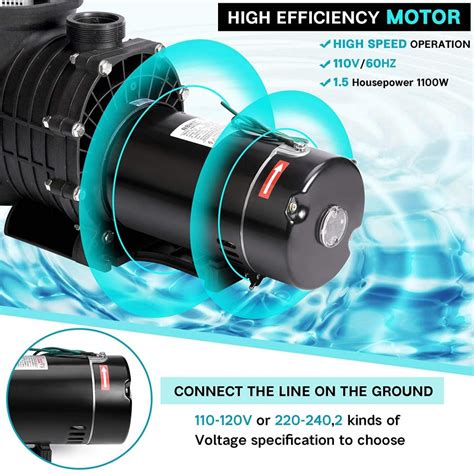 Oswerpon 15 Hp High Pressure Self Primming Pool Pump Dual