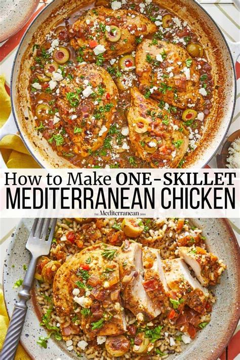 Mediterranean Chicken Recipe The Mediterranean Dish Mediterranean Chicken Recipes