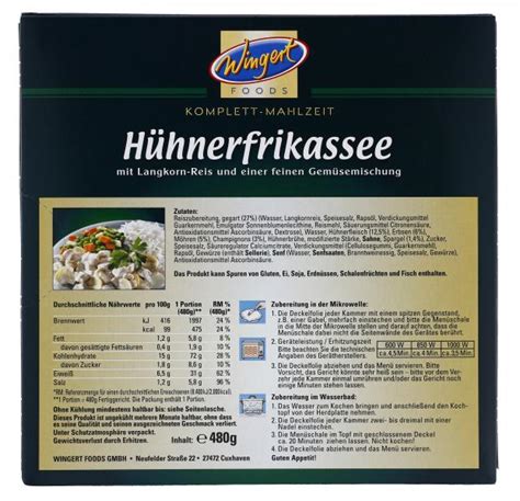 Wingert Foods Hühnerfrikassee online kaufen bei combi de