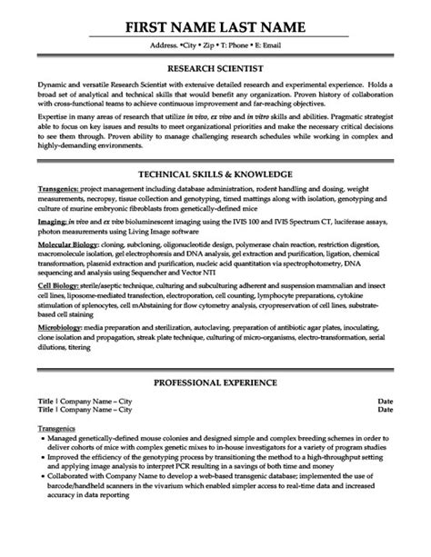 Cheeky Scientist Resume Template