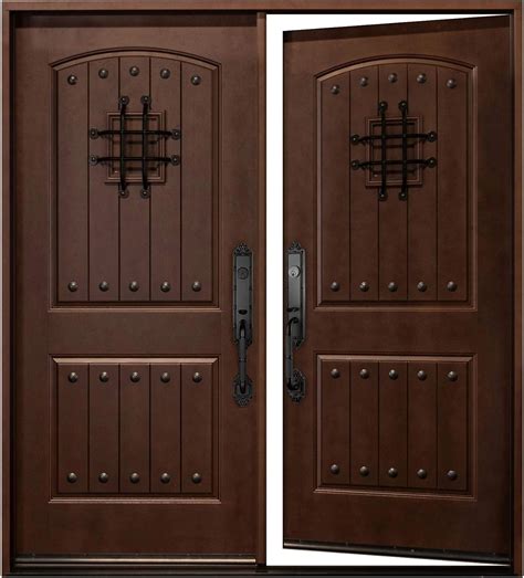 Fiberglass Entry Double Front Doors