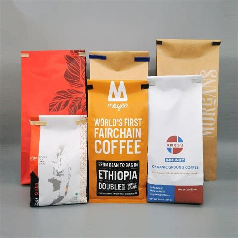 Coffee Bags With Valves Are Recyclable Ybj Flexible Packaging