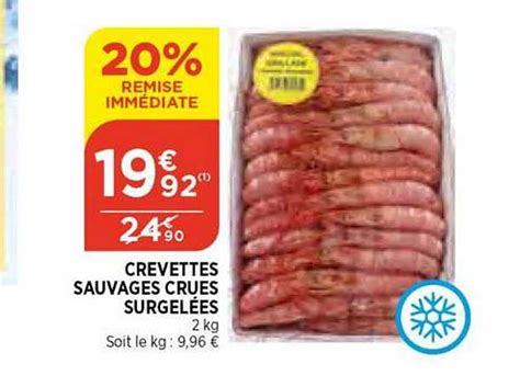 Promo Crevettes Sauvages Crues Surgelées chez Bi1 iCatalogue fr