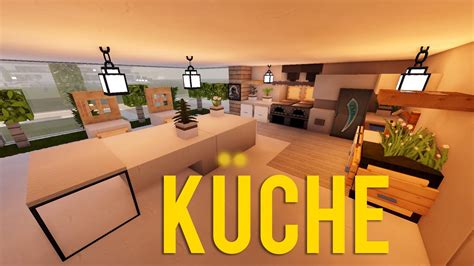 EINRICHTUNG KÜCHE größte moderne Luxusvilla in MINECRAFT TUTORIAL