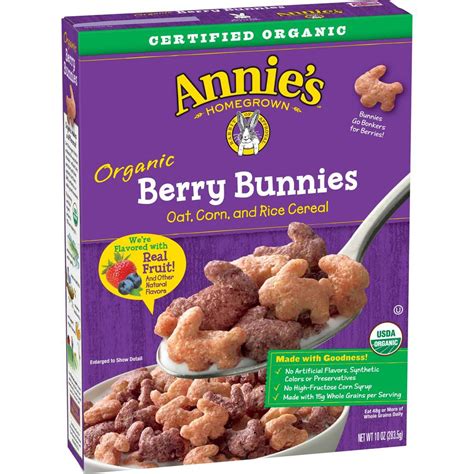 Annies Homegrown Organic Berry Bunnies Cereal Shop Cereal At H E B