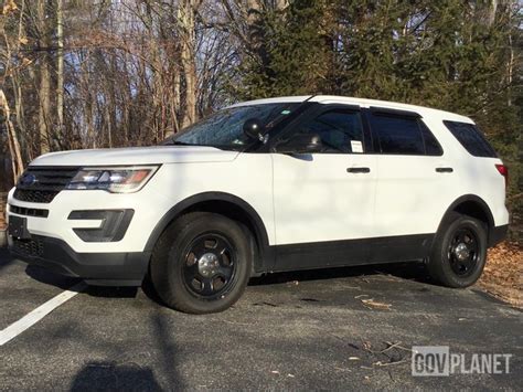 Surplus 2017 Ford Explorer Police Interceptor Suv In Auburn New Hampshire United States