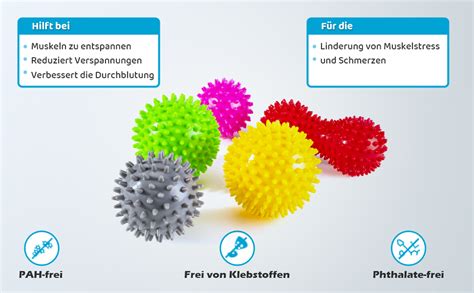 Igelball Massageball Er Set Antuper Igelb Lle Massageb Lle Set Mit