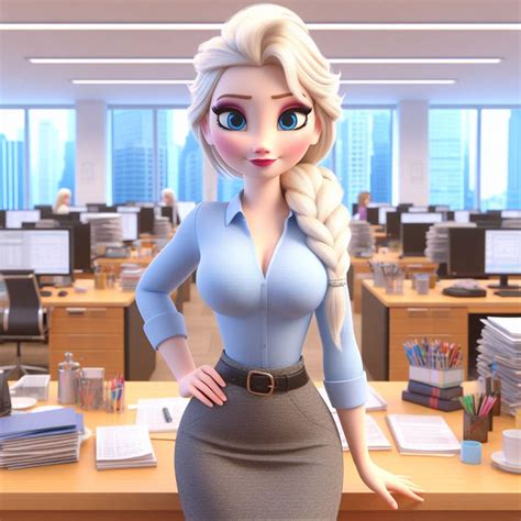 Elsa Office Lady 03 By Warmachine0001 On Deviantart