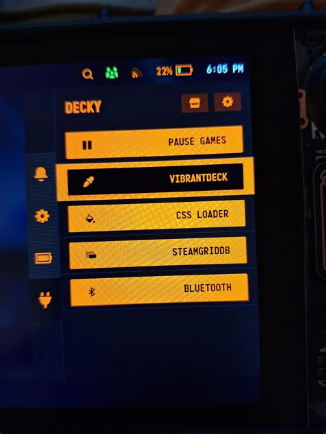 How do I rearrange the Decky Loader Plug-ins? I want Bluetooth on the ...