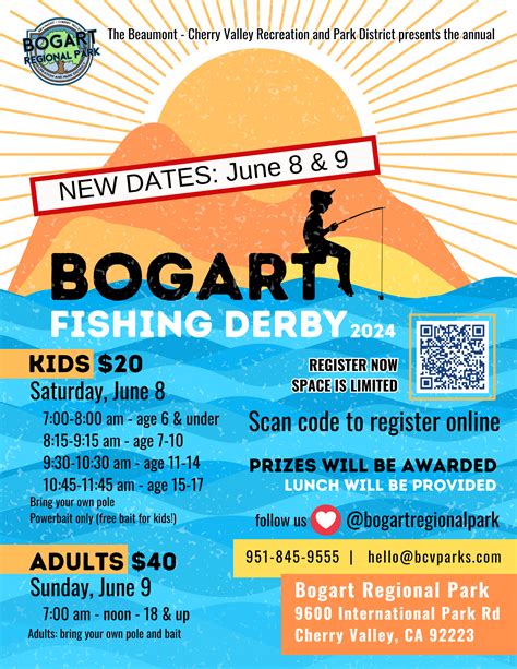 Bogart Fishing Derby Beaumont Cherry Valley Recreation And Park District