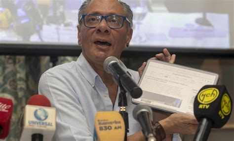 El Exvicepresidente Jorge Glas Pidió Asilo Político A México