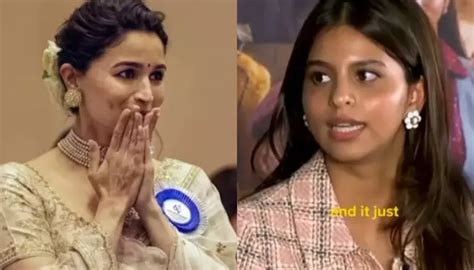 Suhana Khan Praises Alia Bhatt For Repeating Her Wedding Saree Netizen