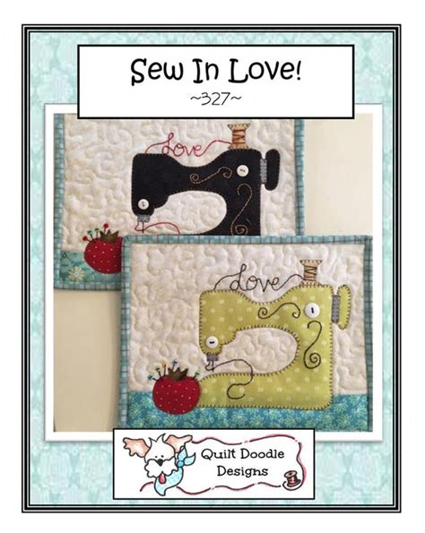 Sew In Love Mug Rug Quilters Pattern Quilting Books Patterns And Notions