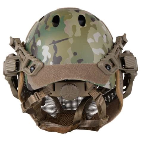 Tactical Fast PJ Steel Wire Helm für Airsoft Tan