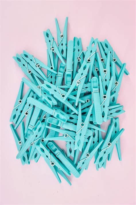 Clothes Line Pegs Stock Photo Image Of White Background 115105218
