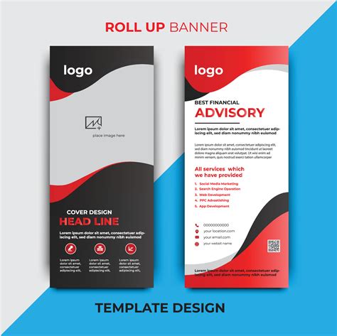 Real Estate Agency Roll Up Banner Design Or Pull Up Banner Template