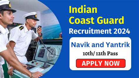 Icg Recruitment Coast Guard Navik And Yantrik Vacancy Notice