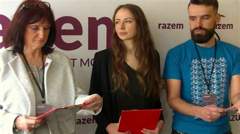 OLSZTYN24 Konferencja Prasowa Partii Razem W Olsztynie 14 04 2018