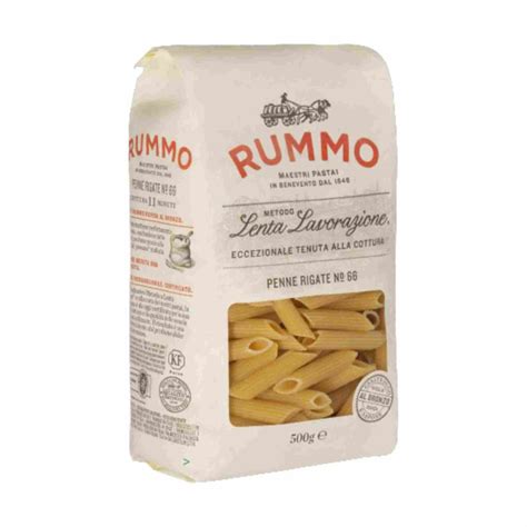 Rummo Lenta Lavorazione No Penne Rigate G Packung Rundnudeln