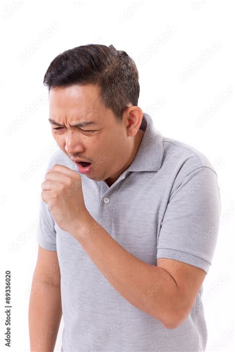 Sick Man Coughing Stock 写真 Adobe Stock