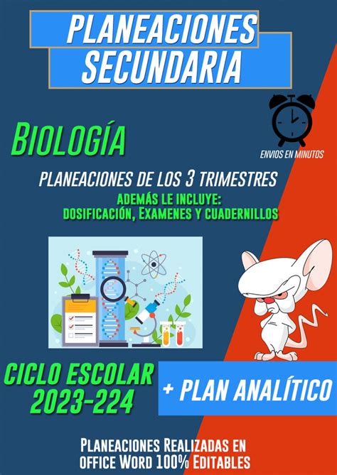 Planeaci N Biolog A Plan Anal Tico Planeaciones M Xico