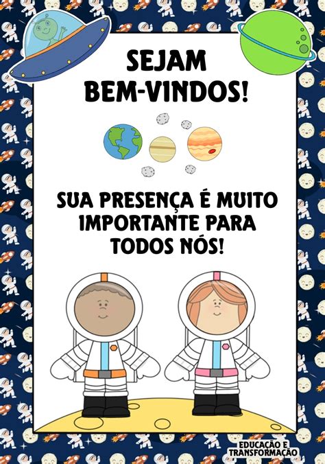 Blog Educa O E Transforma O Astronauta Kit Decorativo Para Sala De