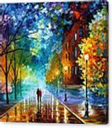 Freshness Of Cold PALETTE KNIFE Landscape Oil Painting On Canvas By