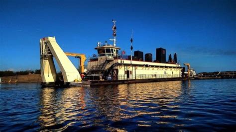 Corps Of Engineers Dredging Near Brownsville Minnesota Article The