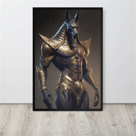 Anubis Framed Poster - Etsy