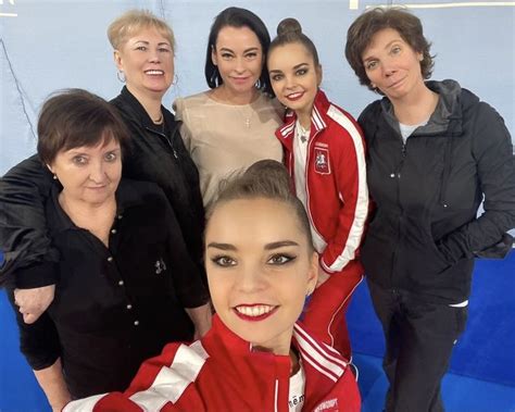 Dina Averina Takes A Selfie With Their Coaches Sister Arina After