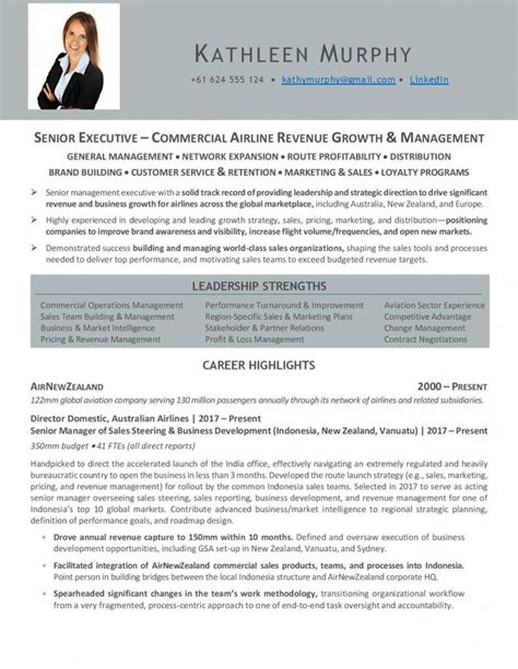 How To Write Senior Executive Resume Allcot Text