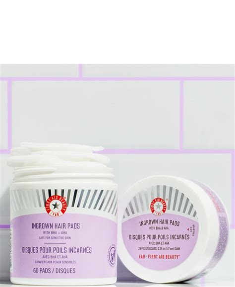 First Aid Beauty Ingrown Hair Pads With Bha And Aha 60 Pads Macy S