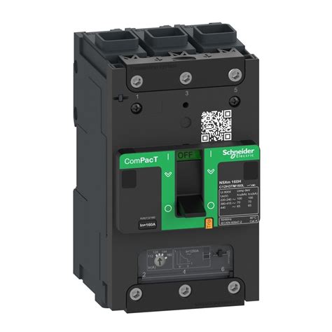 Four Pole Schneider Electric Compact NSX MCCB 10kA Rated Current