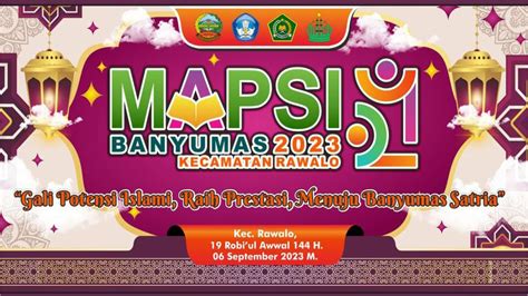 Live Lomba Mapsi Sd Ke 24 Tahun Tingkat Kabupaten Banyumas Tahun 2023