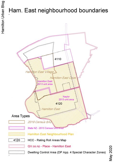 Hamilton East Neighbourhood Boundaries And Density Hamilton Urban Blog