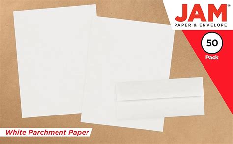 Jam Paper Parchment 24lb Paper 90 Gsm 8 5 X 11 White