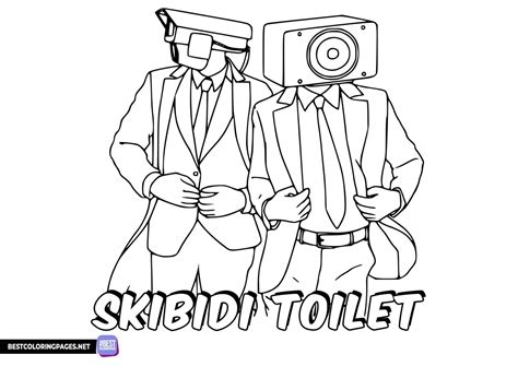 Skibidi Toilets Free Printable Coloring Pages Free Printable Coloring