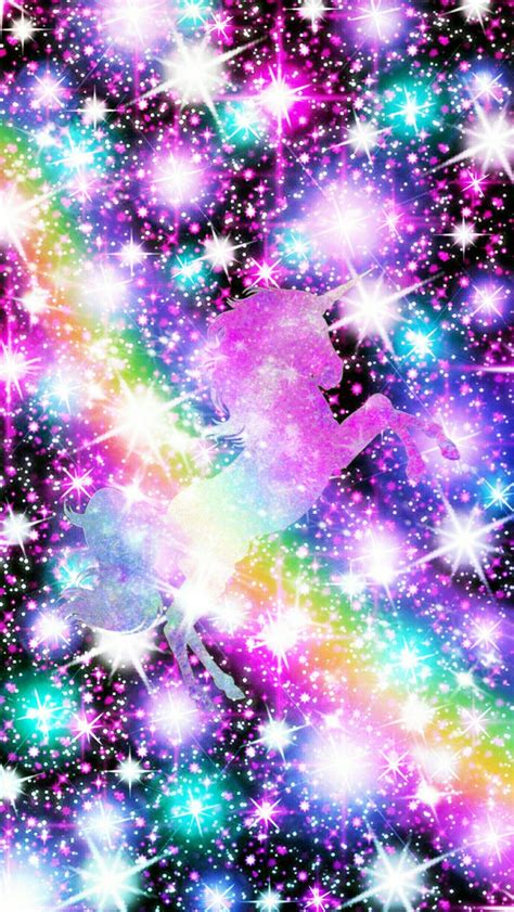 Galaxy Hintergrundbilder Einhorn Glitzer Galaxy Iphone Hintergrundbild